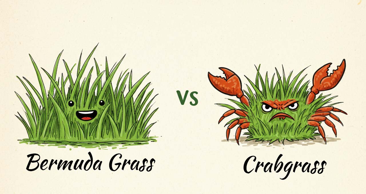 Crab Grass Versus Bermuda Grass